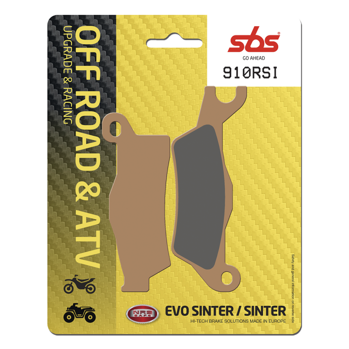 PLAQUETTES DE FREIN AVANT DROITE SBS 910RSI CAN AM RENEGADE 1000 2012-2018