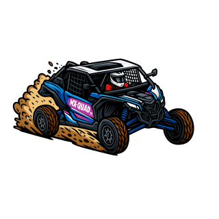 Autocollant Stickers SSV Can Am X3 17x10 cm | MX-Quad