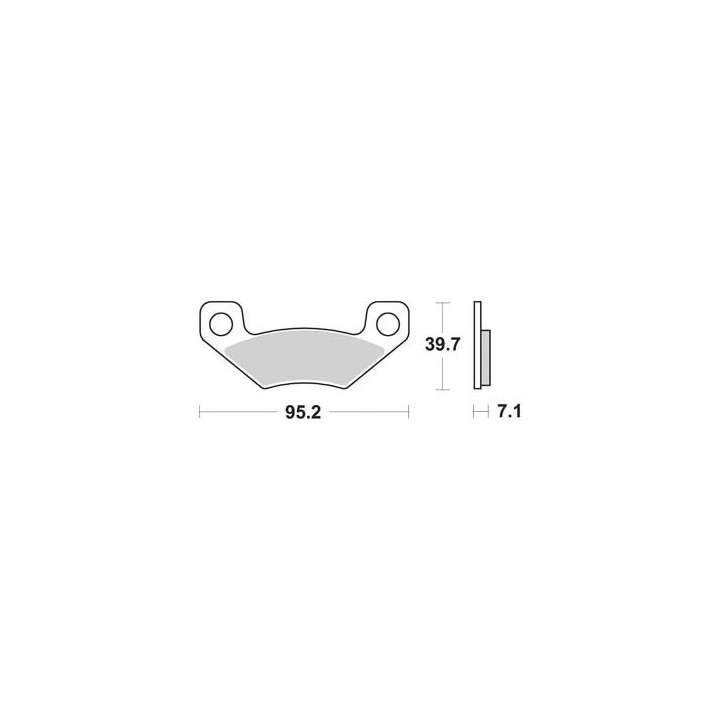 PLAQUETTES DE FREIN ARRIERE DS 450 AP RACING 08/12 LMP508OR