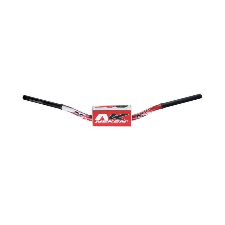 GUIDON QUAD NEKEN ROUGE BLANC 133C 28.6mm