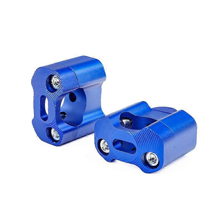PONTETS REHAUSSE BLEU ADAPTATEURS GUIDON 28.6MM  (ADAPTATION SUR BASE DE MONTAGE  22MM)