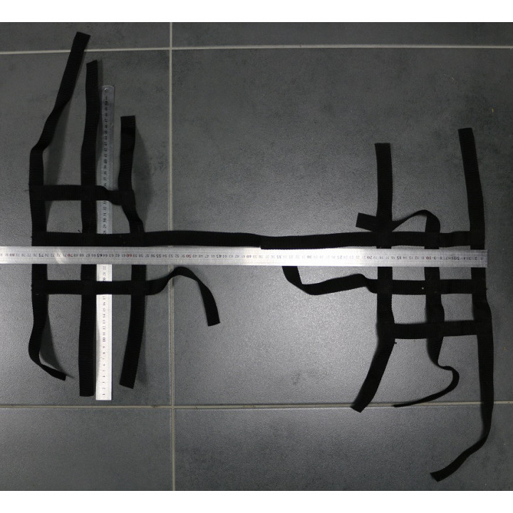 Filets nerf bars noir 58x77 cm | MX-Quad