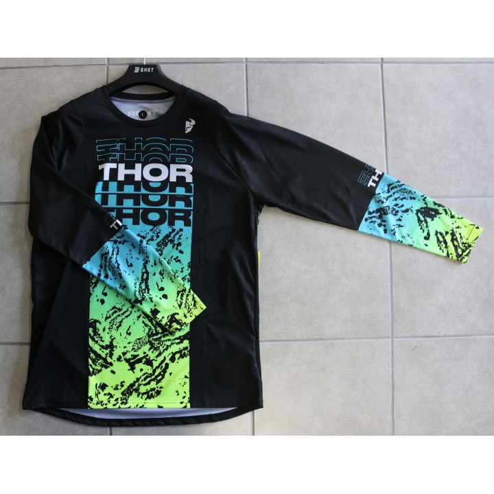 MAILLOT QUAD THOR NOIR TAILLE L HOMME