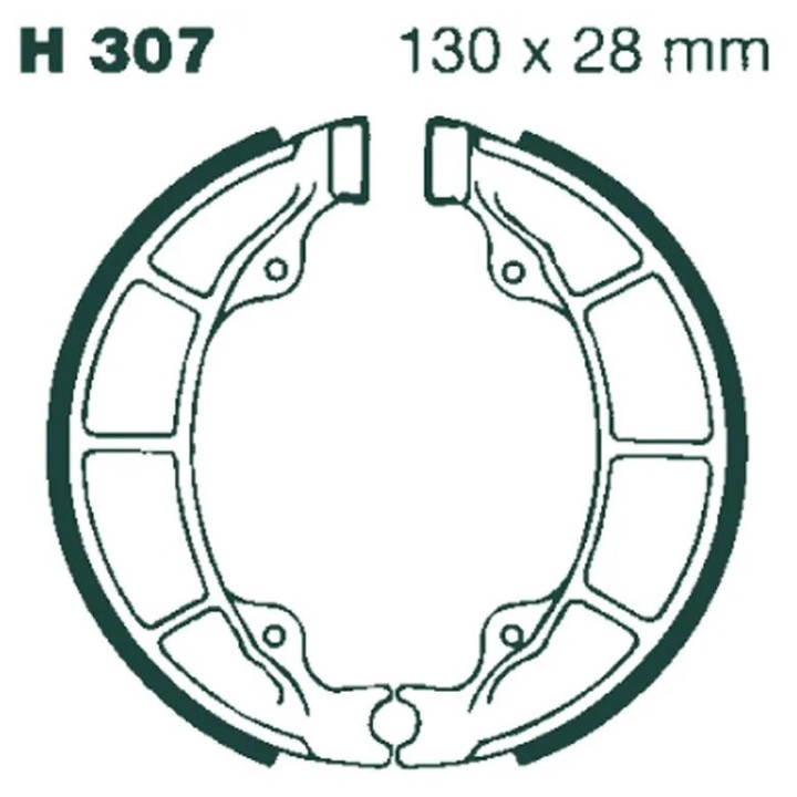 MACHOIRES DE FREIN ARRIERE YAMAHA RAPTOR 90 2016-2024