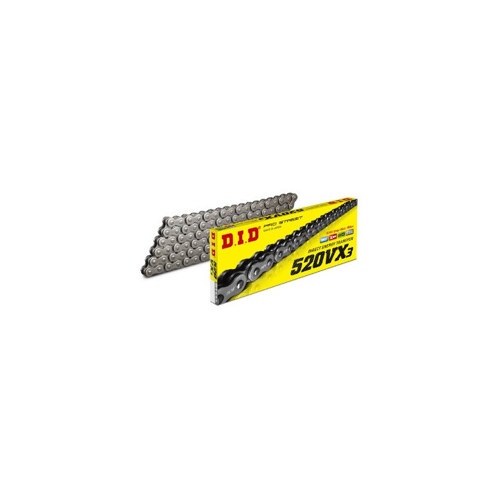 CHAINE DID 520 RENFORCEE VX3 BB 104 MAILLONS YAMAHA 350 BANSHEE