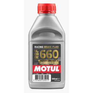 LIQUIDE DE FREIN RACING MOTUL RBF 660 FACTORY LINE DOT 4 HAUTES TEMPERATURES 500ML