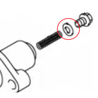 RONDELLE JOINT TENDEUR CHAINE DISTRIBUTION SUZUKI LTZ KAWASAKI KFX 400 D'ORIGINE