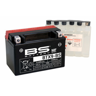 Batterie BS YTX9-BS pour LTZ 400 & KFX 400 | MX-Quad