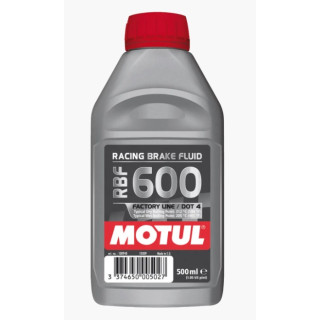 LIQUIDE DE FREIN MOTUL RBF 600 DOT 4 HAUTES THEMPERATURES 500ML