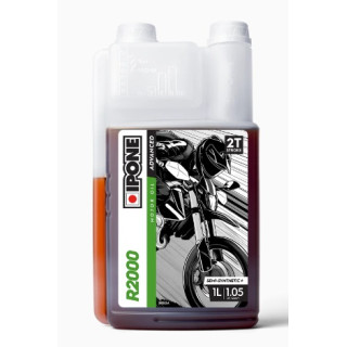 Huile moteur 2T IPONE R2000 RS 1L | MX-Quad