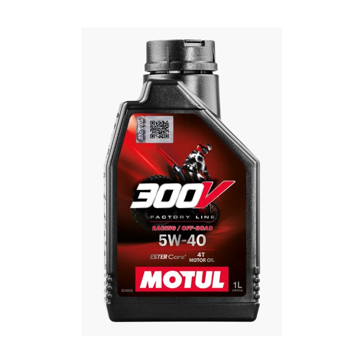 HUILE MOTEUR 4T MOTUL 300V 5W40 - 1L