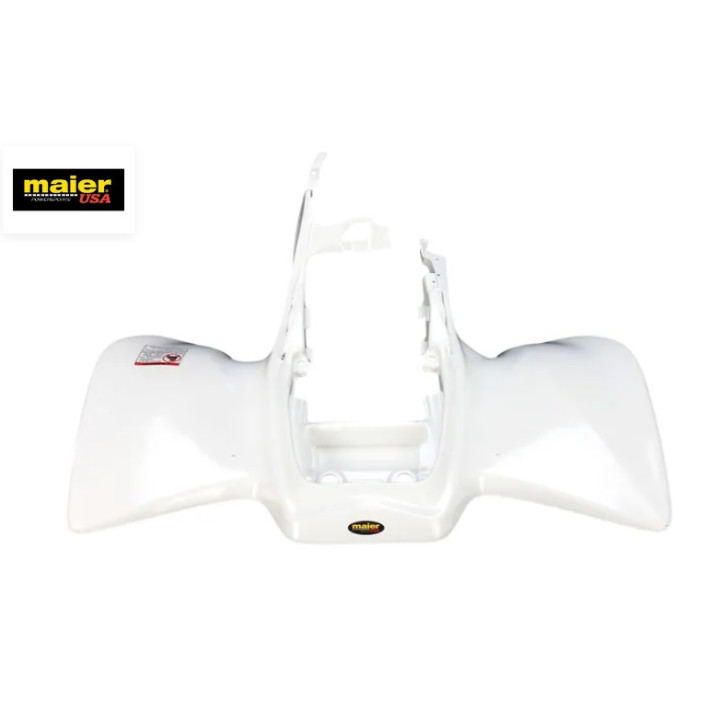 Plastique carénage de garde-boue arrière blanc Maier Honda TRX 450