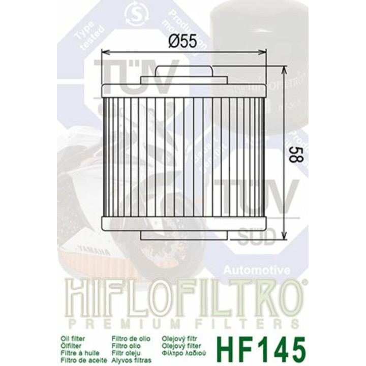 Filtre à huile pour Yamaha 700 Raptor | MX-Quad