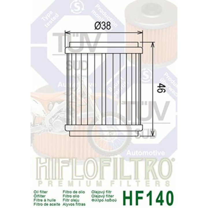 Filtre à huile pour Yamaha YFZ450 | MX-Quad