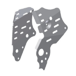 Protections latérales alu Yamaha 250 Raptor | MX-Quad