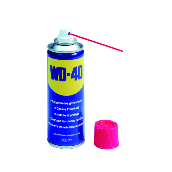 Spray WD-40 200ml dégrippant multi-usage | MX-Quad