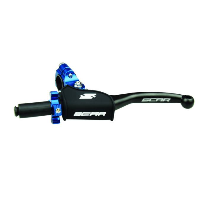 Commande d'embrayage universelle SCAR bleu/noir | MX-Quad