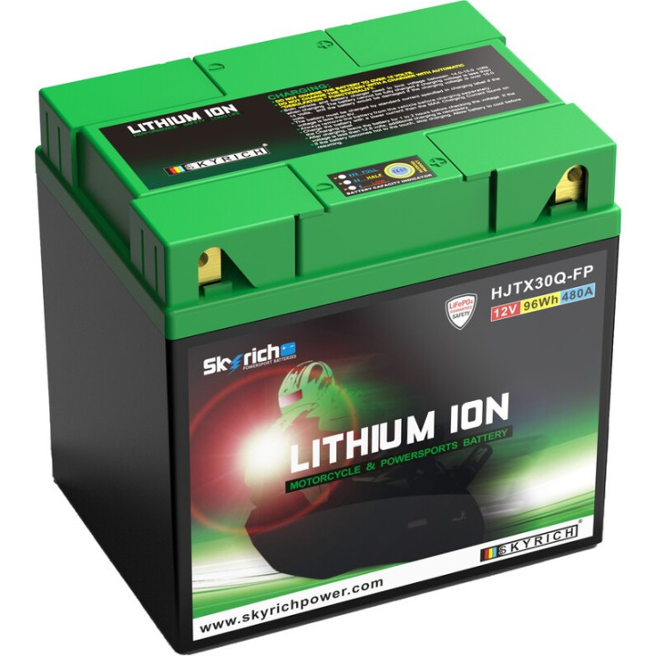 BATTERIE SKYRICH LITHIUM-ION LTX30LHQ 12V 8Ah POLARIS RZR 800-800S 900-900XP 1000-1000 XP