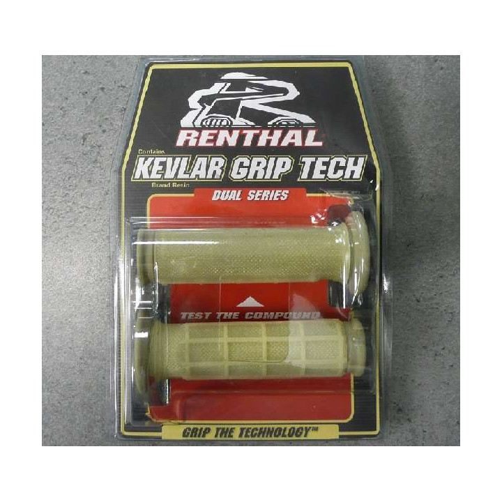 POIGNEES RENTHAL KEVLAR POUR QUAD AVEC GACHETTE 