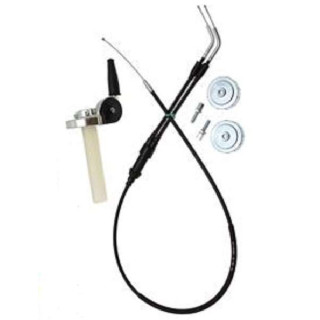 KIT POIGNEE TURBO CABLE DE GAZ 350 BANSHEE ET CHAPEAU DE CARBU