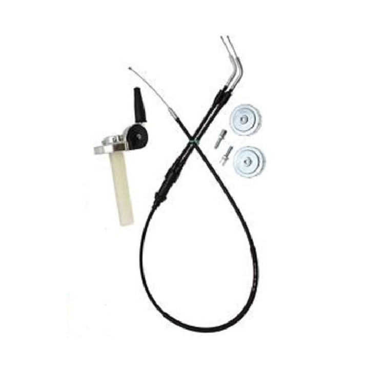 KIT POIGNEE TURBO CABLE DE GAZ 350 BANSHEE ET CHAPEAU DE CARBU