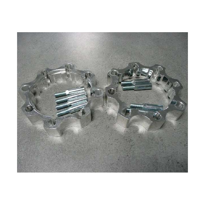 PAIRE D ELARGISSEURS AVANT DOUBLE PERCAGE 4X144 ET 4X156 +35mm