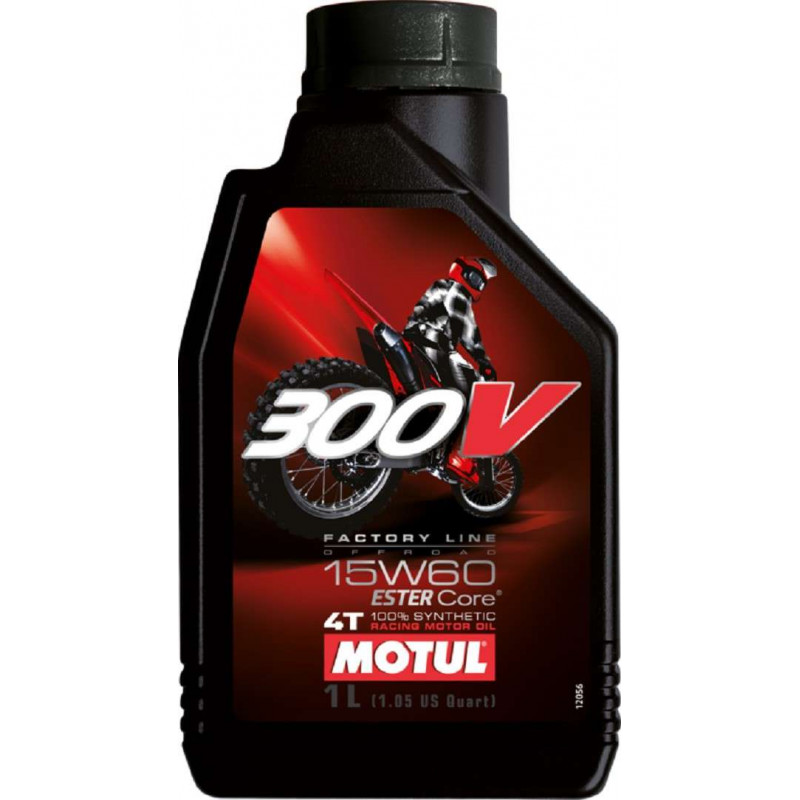 HUILE MOTUL MOTEUR 300V FACTORY LINE OFF ROAD 15W60 4T 100% SYNTHETIC 1 L