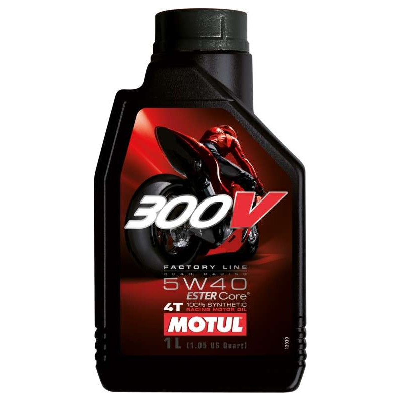 HUILE MOTEUR MOTUL 300V FACTORY LINE OFF ROAD 5W40 4T 100% SYNTHETIC 1 L