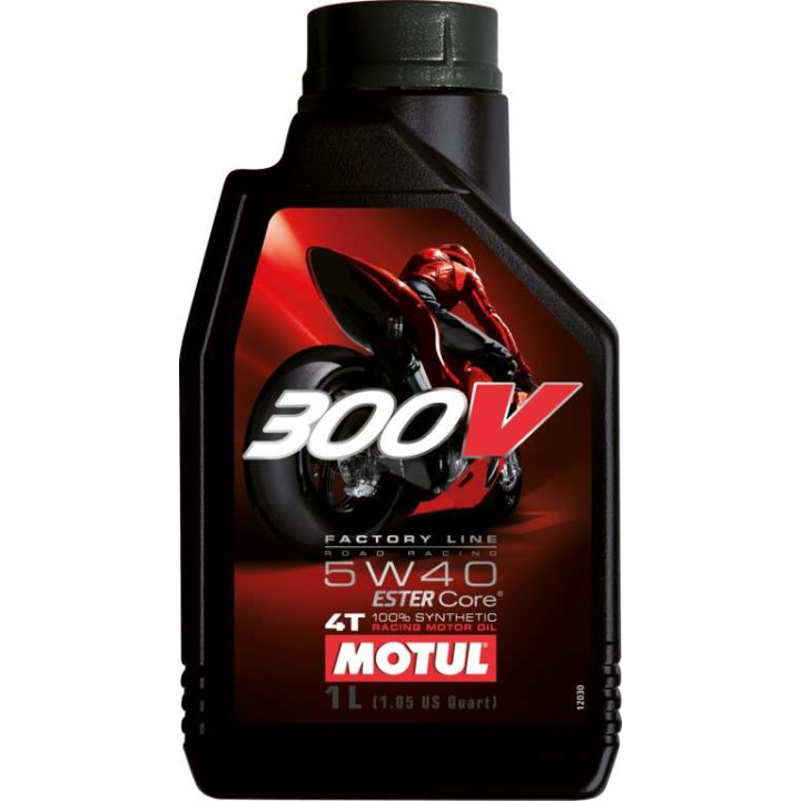 HUILE MOTEUR MOTUL 300V FACTORY LINE OFF ROAD 5W40  4T 100% SYNTHETIC 1 L