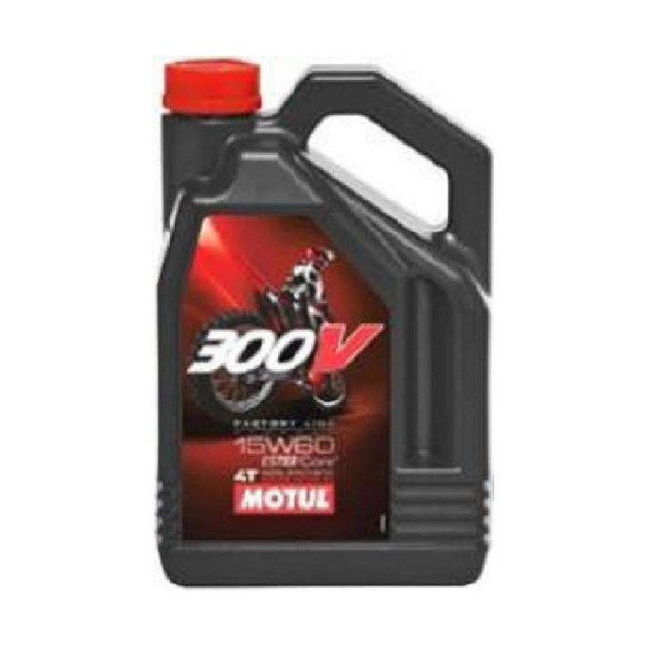 HUILE MOTUL MOTEUR 300V FACTORY LINE OFF ROAD 15W60  4T 100% SYNTHETIC 4L