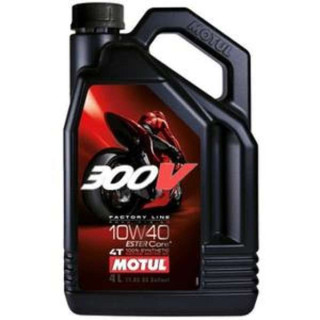 HUILE  MOTEUR MOTUL 300V FACTORY LINE OFF ROAD 10W40  4T 100% SYNTHETIC 4 L