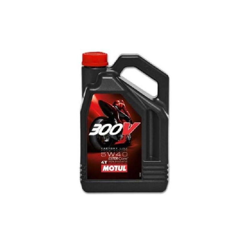 HUILE MOTEUR MOTUL 300V FACTORY LINE OFF ROAD 5W40 4T 100% SYNTHETIC 4 L