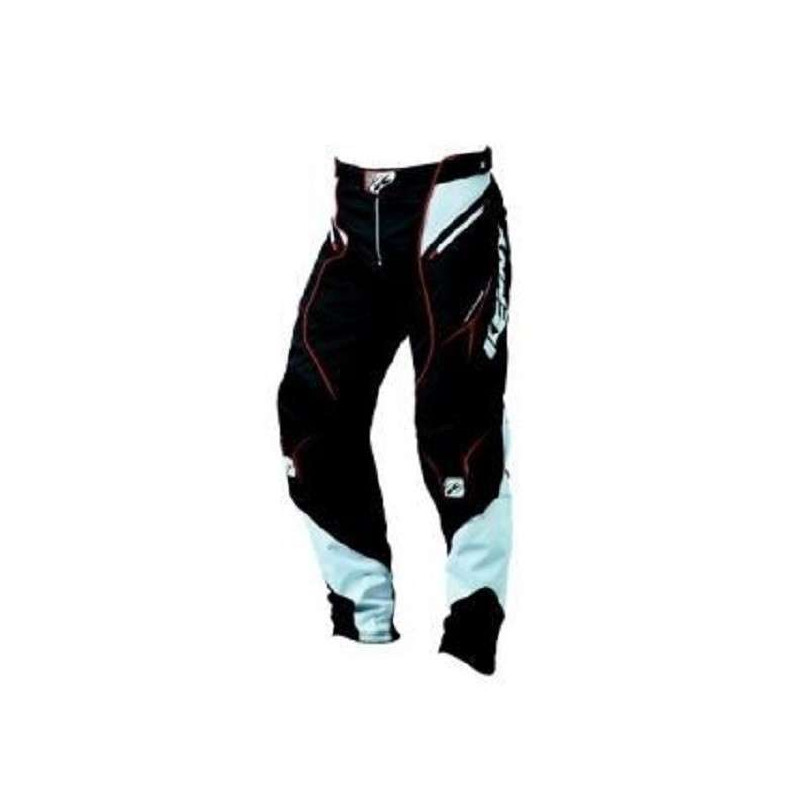 PANTALON CROSS TITANIUM ADULTE KENNY NOIR BLANC TAILLE 32 US