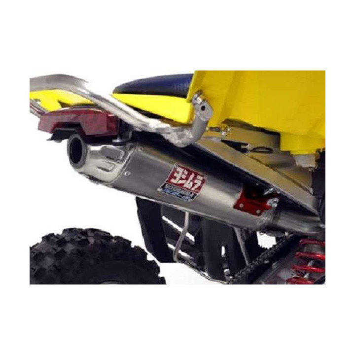 SILENCIEUX YOSHIMURA USA RS5 INOX CASQUETTE ACIER SUZUKI LTR 450 POT D' ECHAPPEMENT