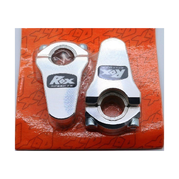 PONTETS REHAUSSES ALU ROX DE 22mm A 22mm ou 28,6mm +51mm