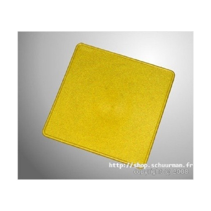 PLAQUE NUMERO PLASTIQUE JAUNE