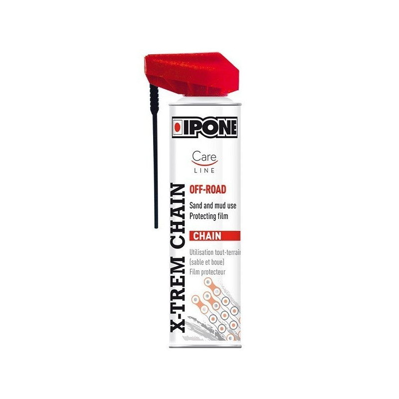 GRAISSE BOMBE CHAINE IPONE SPRAY CARELINE X-TREM CHAIN CROSS OFF ROAD 250ML