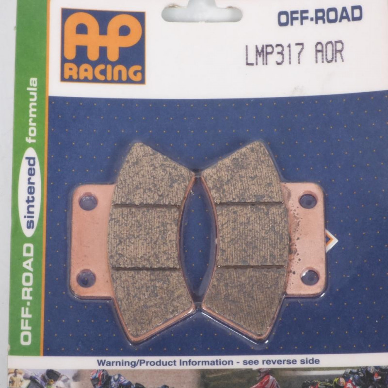 PLAQUETTES DE FREIN ARRIERE SCRAMBLER 400 AP RACING 98 LMP317AOR