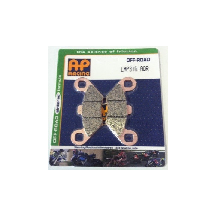 PLAQUETTES DE FREIN AVANT SCRAMBLER 400 AP RACING 98/02 LMP316AOR