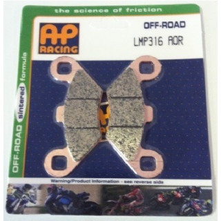 PLAQUETTES DE FREIN AVANT SPORTSMAN 400 AP RACING 01/03 LMP316AOR