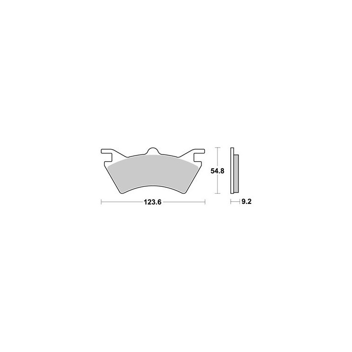 PLAQUETTES DE FREIN ARRIERE SPORTSMAN 500 6X6 AP RACING 00/08 LMP357AOR