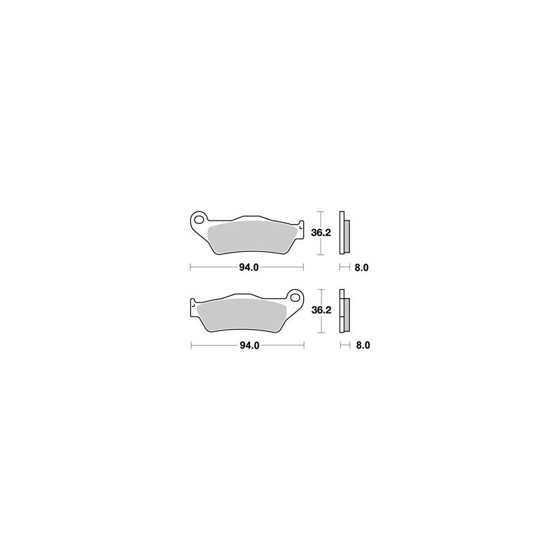 PLAQUETTES DE FREIN AVANT WILD 300 HP AP RACING 02/05 LMP271OR