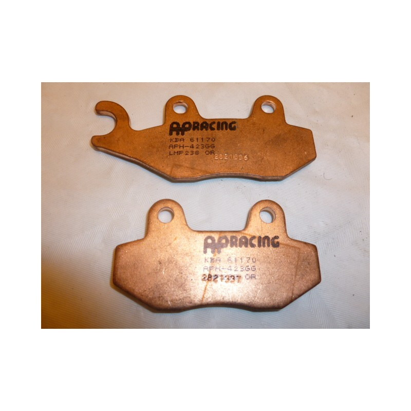 PLAQUETTES DE FREIN AVANT GAUCHE YFM RAPTOR 700 AP RACING 05/15 LMP238OR